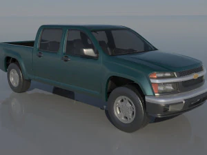 Chevrolet Colorado 2005 Crew Cab 3D Print Model