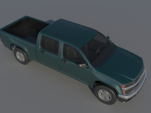 Chevrolet Colorado 2005 Crew Cab Modelo de Impressão 3D