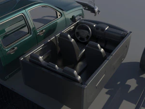 Chevrolet Colorado 2005 Crew Cab 3D Print Model