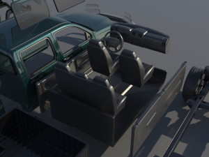 Chevrolet Colorado 2005 Crew Cab Modelo de Impressão 3D