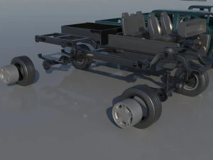 Chevrolet Colorado 2005 Crew Cab 3D Print Model