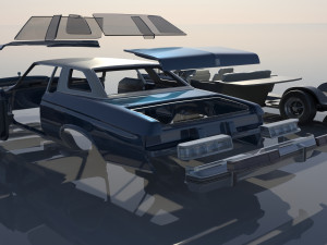 Buick Lesabre 1975 3D Print Model