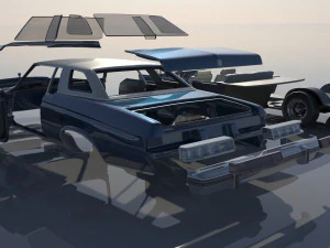 Buick Lesabre 1975 3D Print Model
