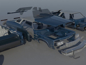 Buick Lesabre 1975 3D Print Model