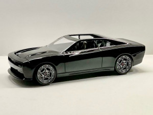 Dodge Charger EV 3D 프린트 모델