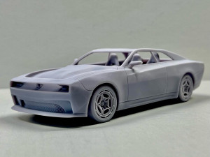 Dodge Charger EV 3D 프린트 모델