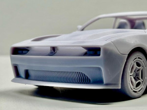 Dodge Charger EV 3D 프린트 모델