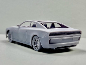 Dodge Charger EV 3D 프린트 모델
