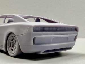 Dodge Charger EV 3D 프린트 모델