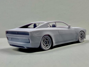 Dodge Charger EV 3D 프린트 모델