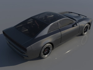 Dodge Charger EV 3D 프린트 모델