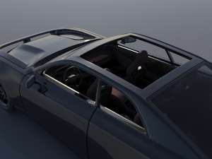 Dodge Charger EV 3D 프린트 모델