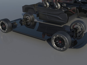 Dodge Charger EV 3D 프린트 모델