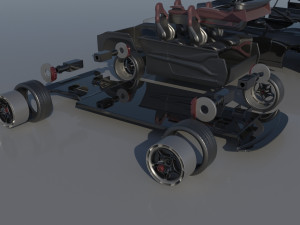 Dodge Charger EV 3D 프린트 모델
