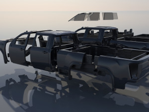 GMC Sierra 2500 2022 3Dプリントモデル