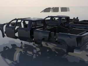 GMC Sierra 2500 2022 3D Print Model