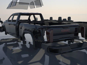 GMC Sierra 2500 2022 3D Print Model