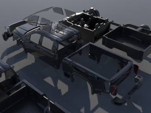 GMC Sierra 2500 2022 3Dプリントモデル