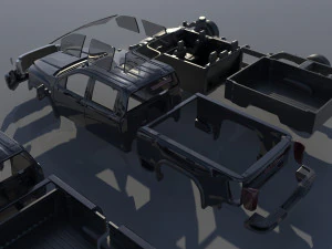 GMC Sierra 2500 2022 3D Print Model