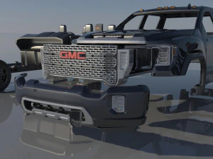 GMC Sierra 2500 2022 3D Print Model