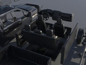 GMC Sierra 2500 2022 3Dプリントモデル