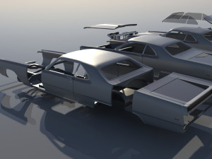 Chrysler 300 - 1970 3D-printmodel