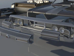 Chrysler 300 - 1970 3D Print Model