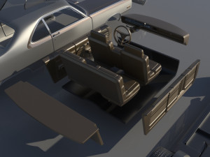 Chrysler 300 - 1970 3D-printmodel