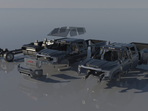 GMC Sierra 3500HD - 2022 3D Принт Модель