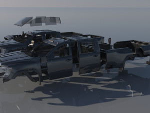 GMC Sierra 3500HD - 2022 3D Принт Модель