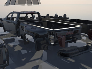 GMC Sierra 3500HD - 2022 3D Принт Модель
