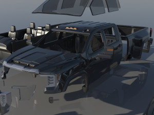 GMC Sierra 3500HD - 2022 3D Принт Модель