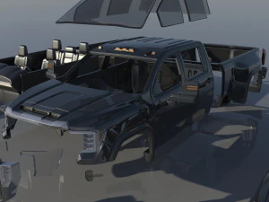 GMC Sierra 3500HD - 2022 3D Print Model
