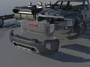 GMC Sierra 3500HD - 2022 3D Принт Модель