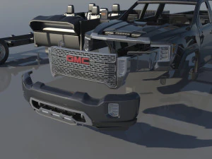 GMC Sierra 3500HD - 2022 3D Print Model