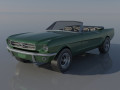 Fo-rd Mu stang 1965 Convertible 3D Print Model