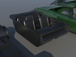Fo-rd Mu stang 1965 Convertible 3D Принт Модель