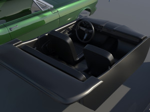 Fo-rd Mu stang 1965 Convertible 3D Принт Модель