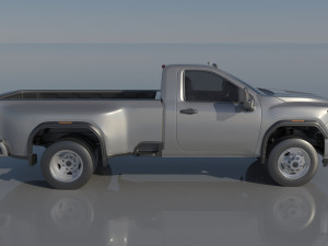 GMC Sierra 3500HD Regular Cab - 2022 Modelo de Impressão 3D