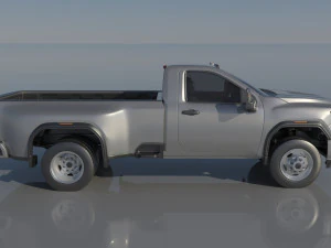 GMC Sierra 3500HD Regular Cab - 2022 3D Print Model