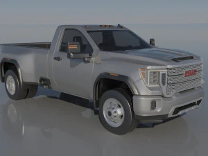 GMC Sierra 3500HD Regular Cab - 2022 3D Print Model