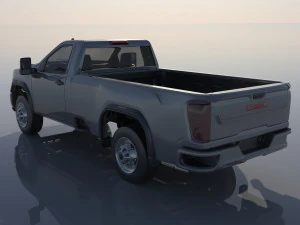 GMC Sierra 3500HD Regular Cab - 2022 3D Print Model
