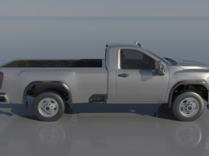 GMC Sierra 3500HD Regular Cab - 2022 Modelo de Impressão 3D
