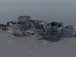 GMC Sierra 3500HD Regular Cab - 2022 Modelo de Impressão 3D
