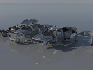 GMC Sierra 3500HD Regular Cab - 2022 3D Print Model
