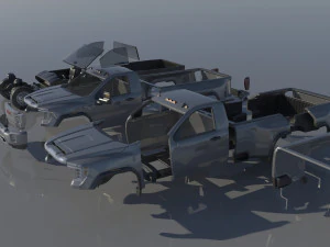 GMC Sierra 3500HD Regular Cab - 2022 3D Print Model