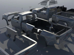 GMC Sierra 3500HD Regular Cab - 2022 3D Print Model