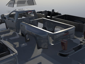 GMC Sierra 3500HD Regular Cab - 2022 Modelo de Impressão 3D