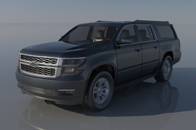 Chevrolet Suburban 12th Gen 3D 프린트 모델 .c4d .max .obj .3ds .fbx .stl .blend 