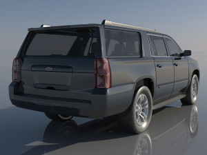 Chevrolet Suburban 12th Gen 3D 프린트 모델